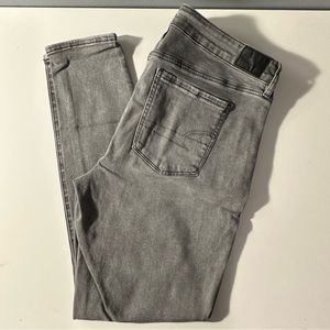 EUC AE Next Level Stretch Low Rise Jegging size 16 Regular in Dusted Slate